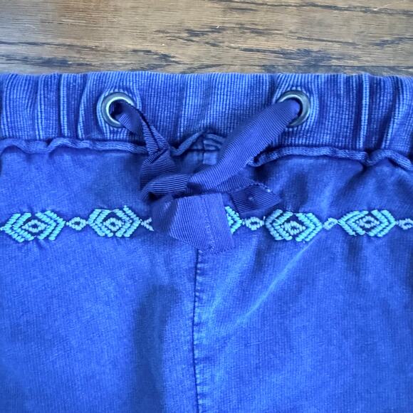 Sundance Faded Fields Floral Embroidered Joggers XXL Boho Cottagecore Floral - Picture 4 of 7